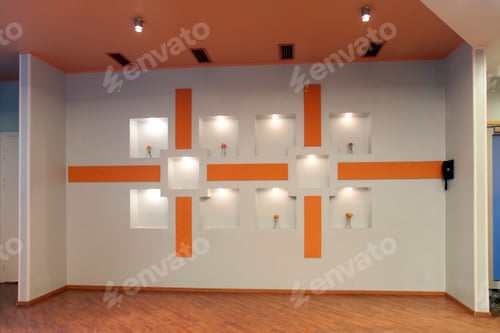 Preview: Decor in Empty Room of Hotel