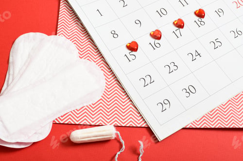 Preview: Conceptual background with women's critical days