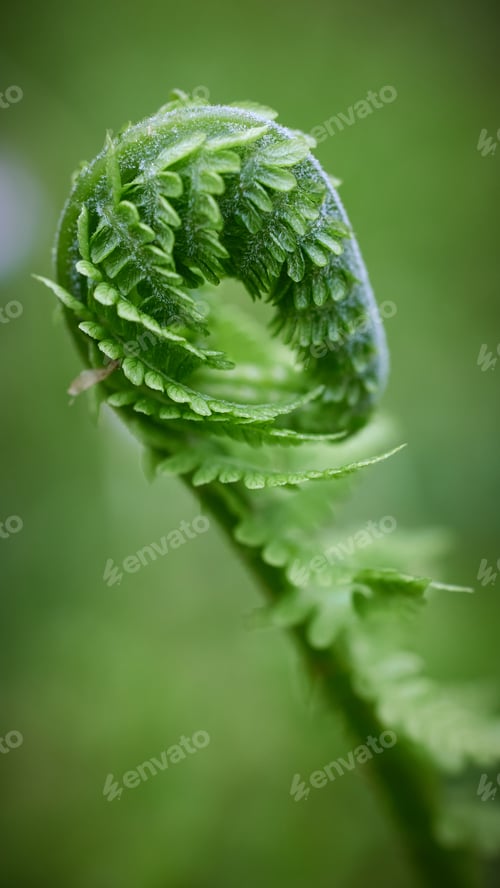 Preview: green fern leaf