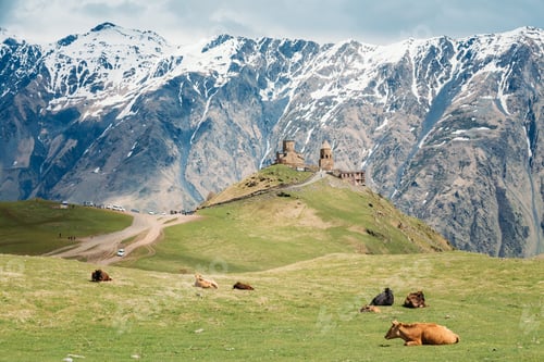 Preview: Gergeti Trinity Church Or Tsminda Sameba - Holy Trinity Church N
