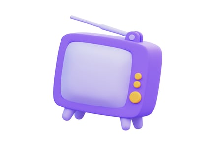 Aperçu: Illustration 3D de télévision rétro