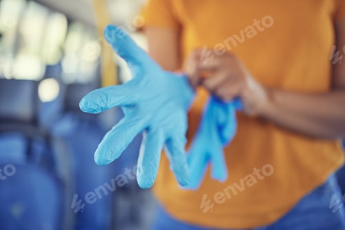 Preview: Hand glove, covid safety and protection with cover for prevention and protection from covid 19, bac