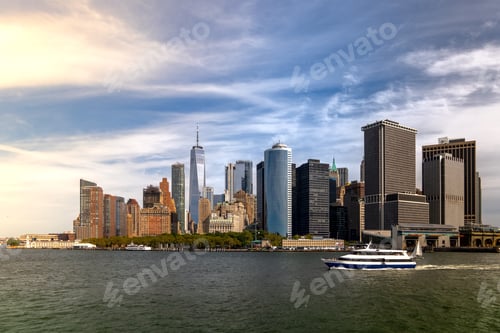 Preview: A view of Lower Manhattan and the Financial District of New York City