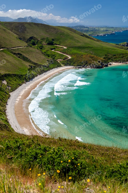 Preview: Beach of Torimbia near to Llanes village
