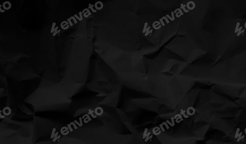 Preview: Paper crumpled background texture black wall abstract