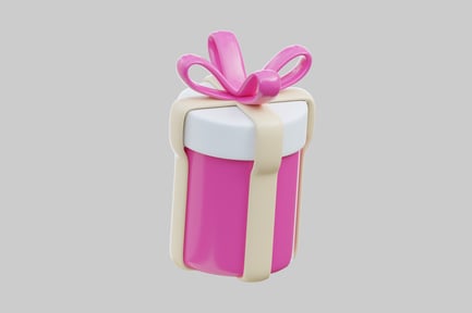 Preview: Pink celebration gift box