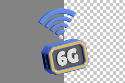Preview: 6G Network 3D Icon