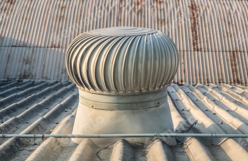 Preview: Stainless fan ventilate on roof