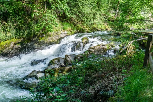 Preview: A View Of Rapids On The Deschutes River In Tumwater, Washington.