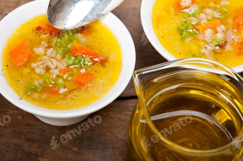 Preview: Syrian barley broth soup Aleppo style