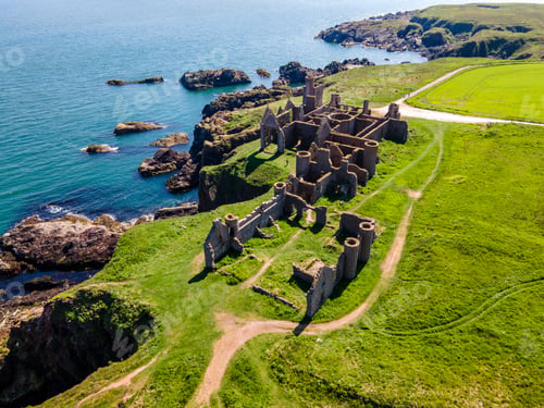 Preview: New Slains Castle in Cruden bay, Scotland