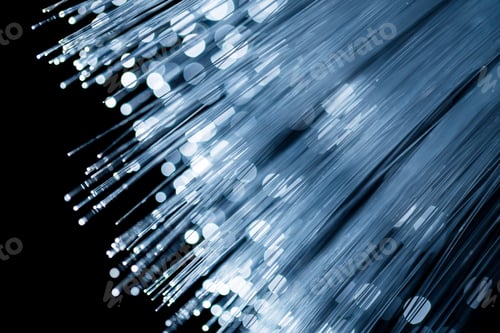 Preview: Blue shining fiber optic