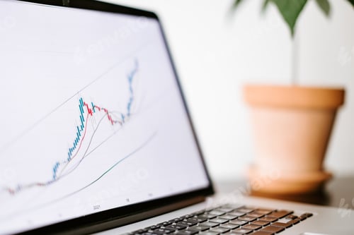 Preview: Stock market price trend graph analysis