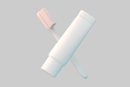 Preview: Minimalist toothbrush and paste set