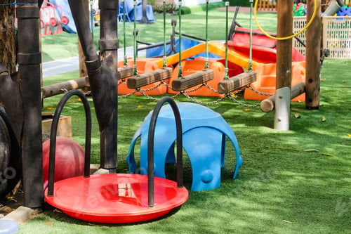 Preview: Playground in the park with children's equipment