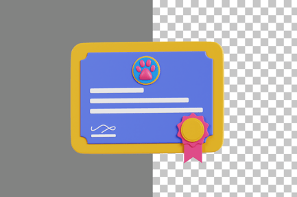 Preview: Certificate 3D Icon