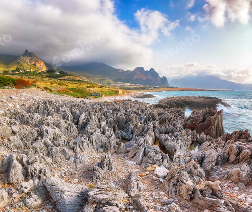 Preview: Outstanding seascape of Isolidda Beach near San Vito cape.