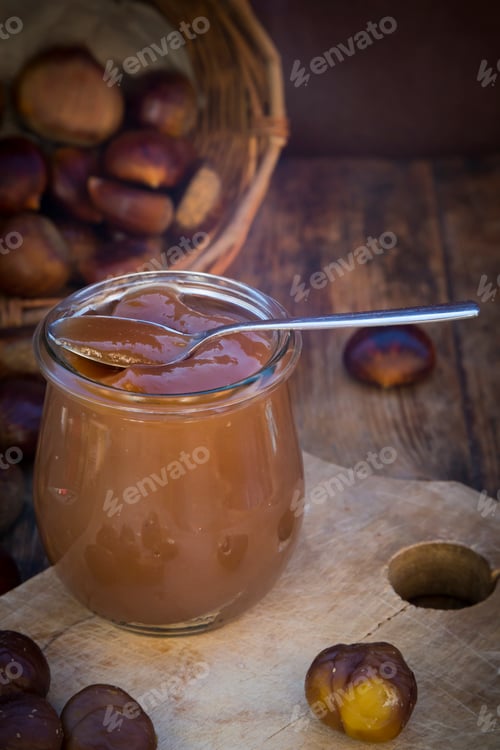 Preview: Sweet chestnuts, roasted and sweet chestnut cream