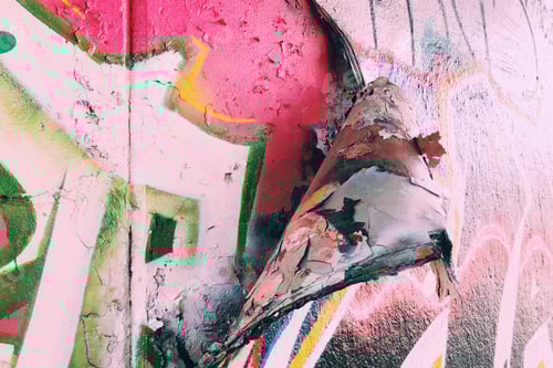 Preview: Texture & graffiti on a wall