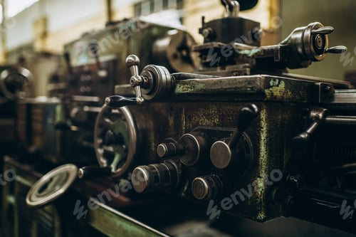 Preview: Metal Industry. factory equipment. Rolling mill machine for rolling steel sheet. grinder machine