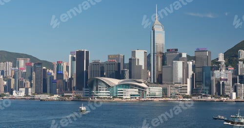 Preview: Victoria Harbor, Hong Kong, 31 May 2018:- Hong Kong skyline