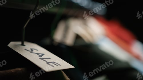 Preview: Sale discount tags on Shop Clothes