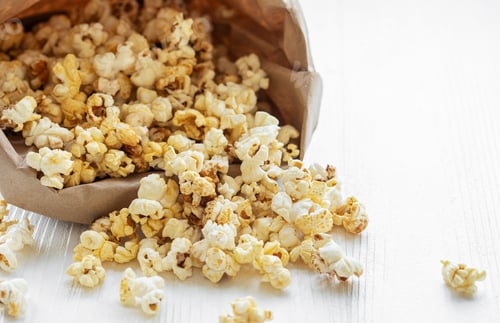 Preview: Tasty salted homemade popcorn