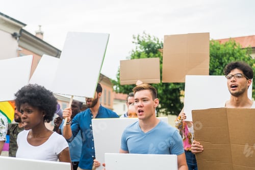 Preview: Activists demonstrating against social issues