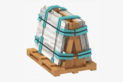 Preview: Marble Slab Cargo on Pallet