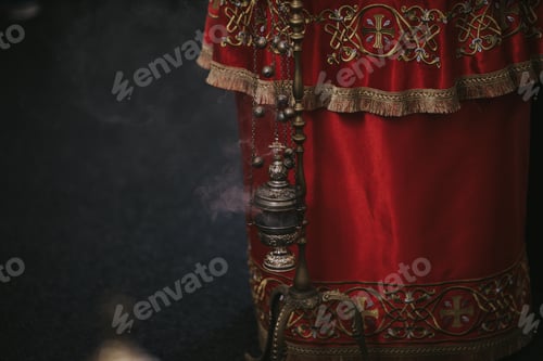 Preview: Closeup shot of orthodox church interior detail
