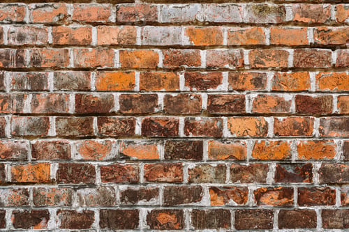 Preview: Red brick wall with cement joints background
