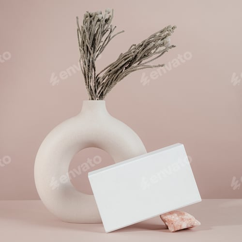 Preview: White box design on minimal background