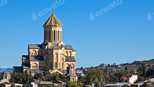 Preview: Beautiful view of St. Nicholas church captured in Tbilisi, Georgia