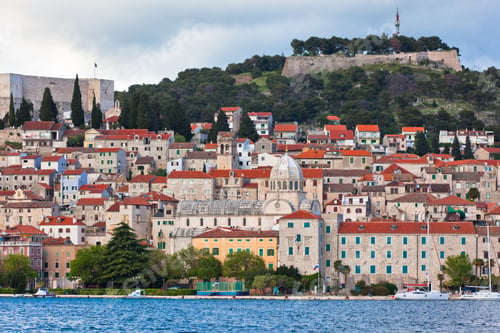 Preview: Sibenik, Croatia view from the sea