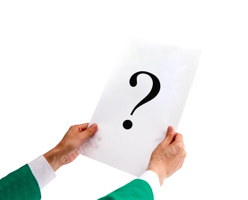 Preview: businessman holding a white paper