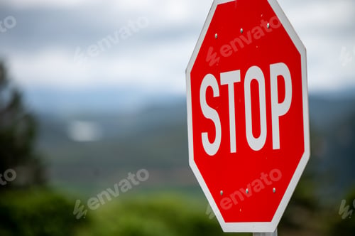 Preview: Close up shot of stop sign