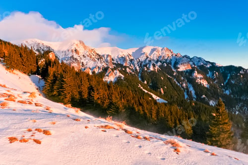 Preview: winter sunset