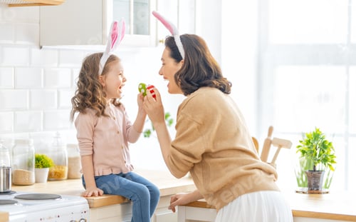 Preview: Family preparing for Easter
