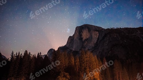 Preview: Milky Way Over Yosemite, Yosemite National Park, California