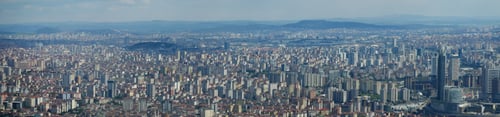 Preview: Panorama of Istanbul residential buildings