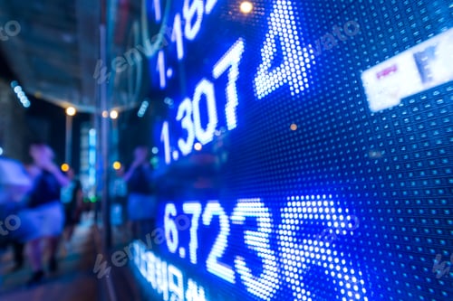 Preview: Hong Kong display stock market charts