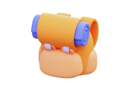 Preview: Backpack 3D Illustration