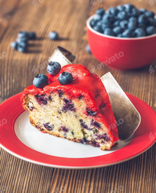 Preview: Cake with blueberries