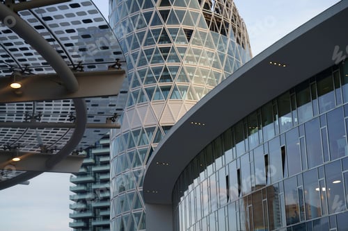 Preview: Milan, Italy: modern buildings at Gae Aulenti square