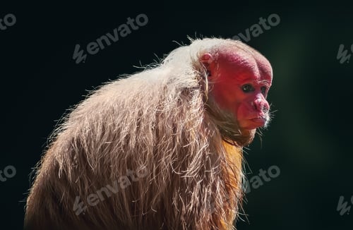Preview: Red Uakari Monkey (Cacajao calvus rubicundus)