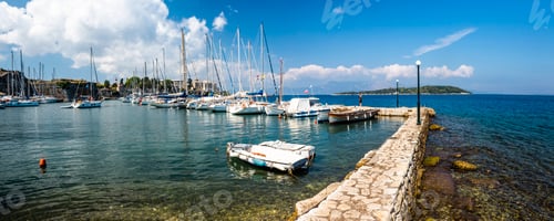Preview: Sailing boats, Corfu Old Town (Kerkyra), Corfu Island, Ionian Islands, Greece, Europe