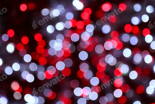 Preview: Bright unfocused lights holiday background