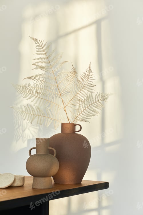 Preview: Stylish composition on the wooden table