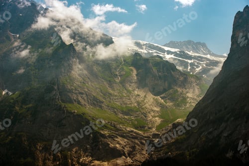 Preview: Switzerland Alpine Landscape Near Jungfrau