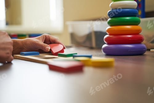Preview: Stroke patient exercising with game to stimulate memory in hospital